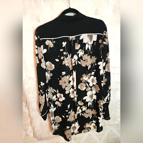 Melanie Lyne Classic Floral Drape Kimono (NWOT) - Picture 4 of 7